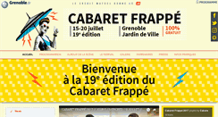 Desktop Screenshot of cabaret-frappe.com